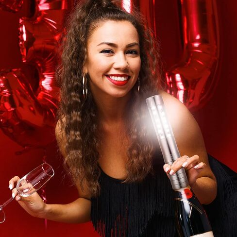 دراجون فلاي دريمز زجاجة اضاءة ليد ستروب باتون قابلة لاعادة الاستخدام مع 3 اوضاع اضاءة للنوادي الليلية وحفلات الزفاف والحفلات والانشطة in Kuwait