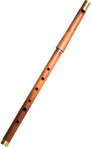 صافرة خشبية من Key of F VFC-01، صوت رائع منحوت يدويًا، خشب ثابت، آلة النفخ الشعبية التقليدية، آلة النفخ الموسيقية الفريدة المصنوعة يدويًا، خشب بني in Saudi Arabia