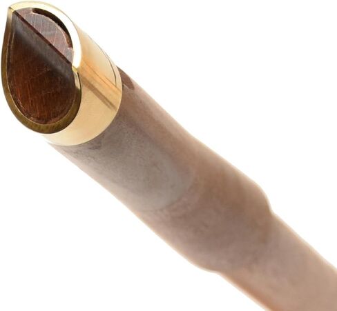 صافرة خشبية من Key of F VFC-01، صوت رائع منحوت يدويًا، خشب ثابت، آلة النفخ الشعبية التقليدية، آلة النفخ الموسيقية الفريدة المصنوعة يدويًا، خشب بني in Saudi Arabia
