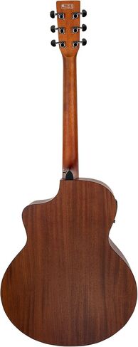 Vault EA-40 Left-Handed Full-Size Solid Spruce Top Cutaway Acoustic Guitar - Sunburst Bundle with Gig Bag, Tuner, Picks, Strap, and Polishing Cloth in Kuwait
