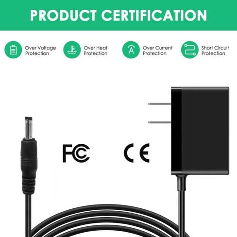 شاحن بديل Mrgru متوافق مع Korg Volca KA350 KROSS-61 KROSS-88 Syth Bass Beats Rhythm Keys Loop Synthesizer مزود سلك الطاقة in Kuwait