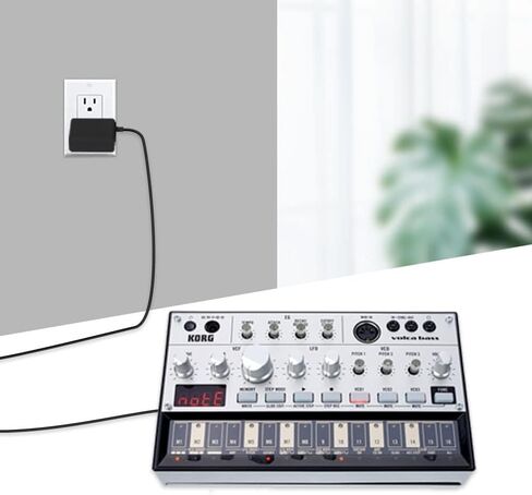 شاحن بديل Mrgru متوافق مع Korg Volca KA350 KROSS-61 KROSS-88 Syth Bass Beats Rhythm Keys Loop Synthesizer مزود سلك الطاقة in Kuwait