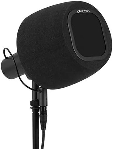 Iconic Mars Comet X7B Front-Address Podcast Microphone Isolation Recording Studio Booth SM7B, MV7, RE20, RE320, Broadcaster in Saudi Arabia