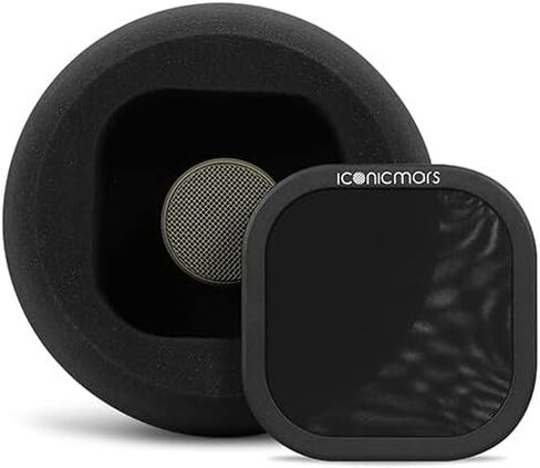 Iconic Mars Comet X7B Front-Address Podcast Microphone Isolation Recording Studio Booth SM7B, MV7, RE20, RE320, Broadcaster in Saudi Arabia