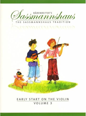 Sassmannshaus, Kurt - Early Start on the Violin Book 1 Published by Baerenreiter Verlag in Saudi Arabia