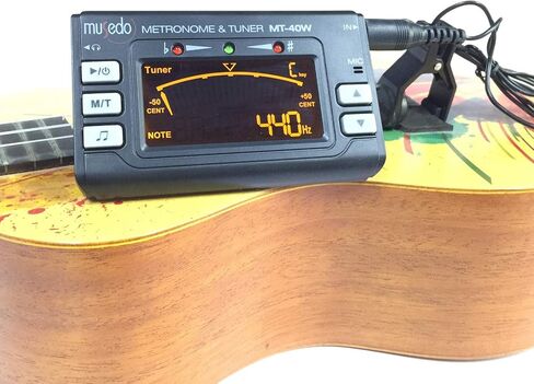 Musedo MT-40W 3-in-1 Digital Wind Instrument Tuner Metronome Tone Generator for Chromatic, Sax, Flute, Clarinet, Windwood. Battery Included (Black) in Saudi Arabia