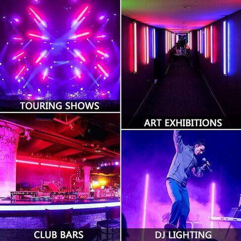 شريط أضواء المسرح، ValaVa 60W 144 RGB LED Pixel Light Bar، DMX DJ Lights Bar Sound المنشط Master/Slave Strobe Professional DJ معدات الإضاءة، لكنيسة حفلات الزفاف in Kuwait