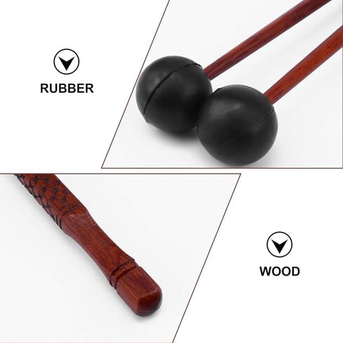 2 قطعة من عصي إكسيليفون، عصي إيقاع خشبية لأجراس الطاقة، إكسيليفون، كتلة خشبية، طبلات وأجراس in Kuwait