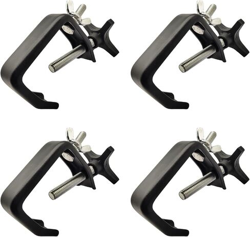 4 عبوات من BORYLI Standard 6 "C-Clamps DJ Truss Light Mounting بسعة 44 رطلاً in Kuwait