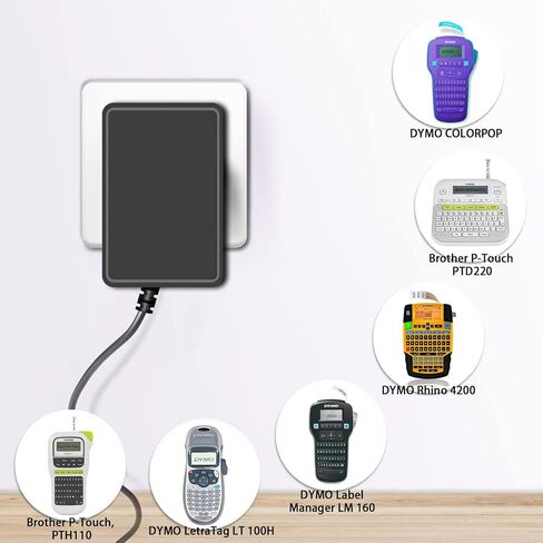 9V 2A Power Supply Charger Cable for Roland PSB-1U Adapter, for Boss PSA-120S ME-80 RC-30 RC-202 ME-70 Power Guitar Pedal, for DYMO LabelManager LM-160 500TS 100 150 220P 350 LM210D LM-200 in Kuwait