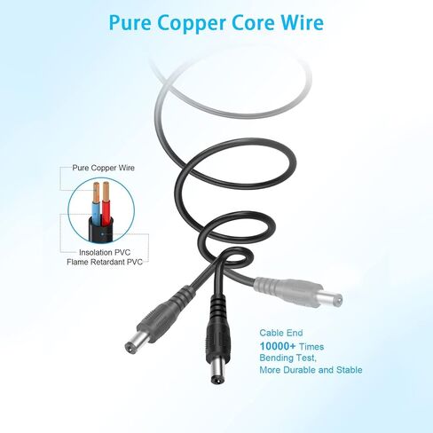 9V 2A Power Supply Charger Cable for Roland PSB-1U Adapter, for Boss PSA-120S ME-80 RC-30 RC-202 ME-70 Power Guitar Pedal, for DYMO LabelManager LM-160 500TS 100 150 220P 350 LM210D LM-200 in Kuwait
