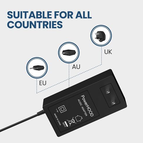PowerHOOD AC/DC Adapter Charger Compatible with Boss ME-90 ME90 Guitar Multi-Effects Pedal Replacement Power Supply Cord in Saudi Arabia