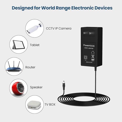 PowerHOOD AC/DC Adapter Charger Compatible with Boss ME-90 ME90 Guitar Multi-Effects Pedal Replacement Power Supply Cord in Saudi Arabia
