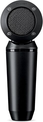 Shure PGA181 Condenser Microphone - Side-Address Mic for Instrument and Vocals with Cardioid Pick-up Pattern, 3-pin XLR Connector, 15' XLR-to-XLR Cable, Stand Adapter and Zipper Pouch (PGA181-XLR) in Saudi Arabia