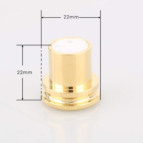 Viborg 2X Female XLR Dust Covers Protective Caps, Noise Reducing Caps, PTFE Insulation, Gold-Plating, Noise Stopper XLR Plug Jack Caps XLR Chassis Cover for Audio Devices with XLR Inputs in Saudi Arabia