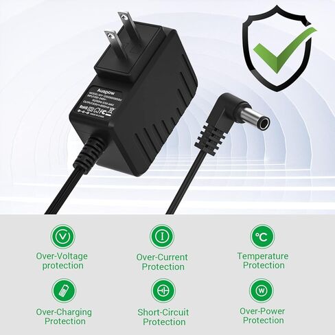 Auspow 9V 850mA Power Supply لدواسات الجيتار وسلك طاقة AC DC 9V، محول 9V لدواسة تأثيرات BOSS، الآلات الموسيقية Roland، التشويه، لوحة مفاتيح Casio، PSA-120، مركز سلبي in Kuwait