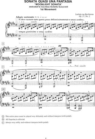 Moonlight Sonata, Op. 27, No. 2 (First Movement) (Alfred Masterwork Edition) in Saudi Arabia