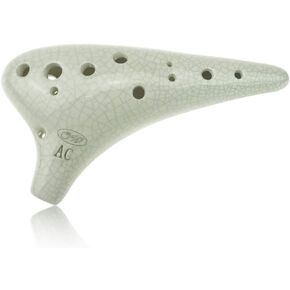 اوكارينا ويند 12 فتحة اوكارينا بيضاء رائعة من ايس كراك التو سي نسخة موسيقية فكرة هدية in Kuwait