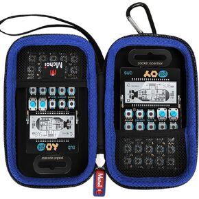 Mchoi Hard EVA Travel Case for Teenage Engineering PO-14 Pocket Operator Sub Bass Synthesizer, Case Only
