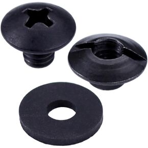 مجموعة تركيب ملحقات الحافظة - (12 حزمة) - (1/8، 1/4، 3/8، و1/2 بوصة) - من أجل DIY KYDEX ومشبك حزام الحافظة الجلدية، وحلقة الحزام، وجناح الحافظة ومرفقات مشبك مولي