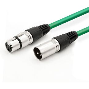 Dremake 40FT XLR إلى كابل مكبر الصوت سلك ثعبان XLR كابل 3Pin XLR ذكر إلى XLR أنثى كابل متوازن للميكروفون، الصوت الحي والأداء، المسرح، DJ، Pro - أحمر in Kuwait