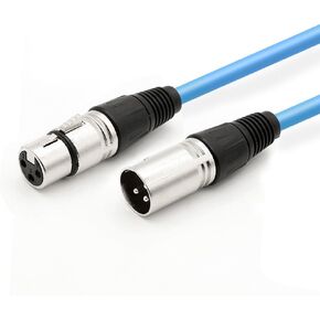 Dremake 40FT XLR إلى كابل مكبر الصوت سلك ثعبان XLR كابل 3Pin XLR ذكر إلى XLR أنثى كابل متوازن للميكروفون، الصوت الحي والأداء، المسرح، DJ، Pro - أحمر