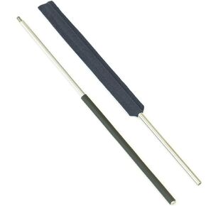 Altieri Black Piccolo Wand - Premium Stainless Steel Cleaning Rod Swab with Enhanced Durability and Superior Moisture Removal for Picollo Care and Maintenance