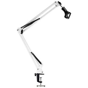 Microphone Boom Stand, Gulee Heavy Duty Studio Suspension Mic Arm Stand for Blue Snowball Yeti with Flexible Standard Condenser Microphone Clip (Red)… in Saudi Arabia