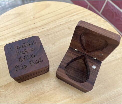 صندوق تخزين اختيار الجيتار من FWIW، لم أستطع اختيار أب أفضل خطوة، صندوق هدايا اختيار الجيتار لأبي الخطوة، هدية عيد الميلاد لأبي الخطوة، عبوة واحدة in Kuwait