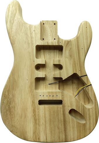 Electric Guitar Kits Strat Style Beginner Kits 6 String Right Handed with Paulownia Wood Body Maple Neck Rosewood Fingerboard Chrome Hardware Build Your Own Guitar in Saudi Arabia