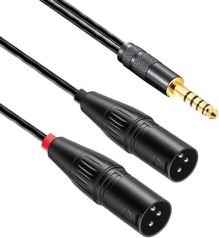 artcavs 4.4 ملم إلى ثنائي XLR أنثى محول سماعة رأس صوتي متوازن 4.4 ملم إلى ثنائي 3 دبوس XLR أنثى مزدوج 3 XLR إلى 4.4 ملم 1 متر (أنثى XLR مزدوجة) in Kuwait