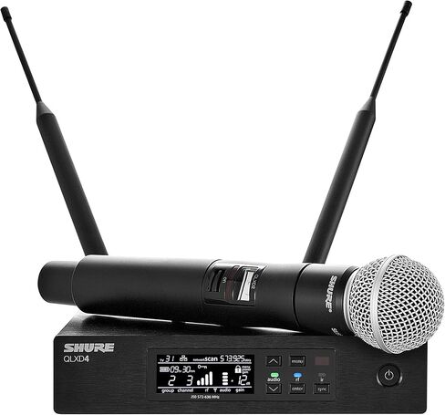 Shure QLXD24/SM58 Wireless Microphone System with SM58 Handheld Vocal Mic in Saudi Arabia