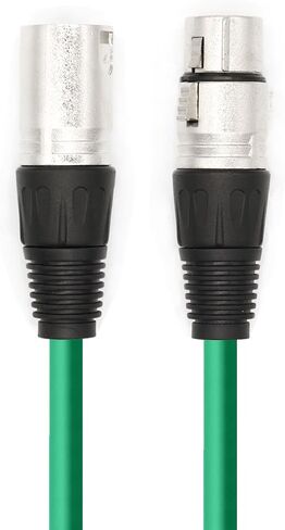 Dremake 40FT XLR إلى كابل مكبر الصوت سلك ثعبان XLR كابل 3Pin XLR ذكر إلى XLR أنثى كابل متوازن للميكروفون، الصوت الحي والأداء، المسرح، DJ، Pro - أحمر in Kuwait