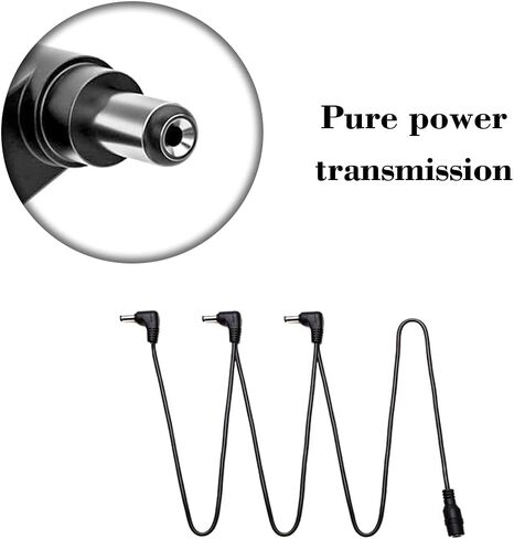 CXMRONGTAI 3 Ways Daisy Chain Power Guitar Pedal Board Power Supply Adapter Daisy Chain Cable for Guitar Effect Pedals in Saudi Arabia