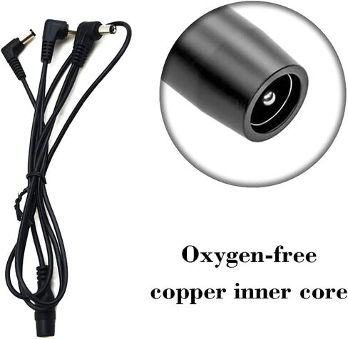 CXMRONGTAI 3 Ways Daisy Chain Power Guitar Pedal Board Power Supply Adapter Daisy Chain Cable for Guitar Effect Pedals in Saudi Arabia