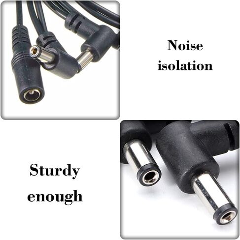 CXMRONGTAI 3 Ways Daisy Chain Power Guitar Pedal Board Power Supply Adapter Daisy Chain Cable for Guitar Effect Pedals in Saudi Arabia