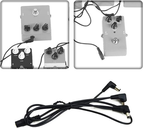 CXMRONGTAI 3 Ways Daisy Chain Power Guitar Pedal Board Power Supply Adapter Daisy Chain Cable for Guitar Effect Pedals in Saudi Arabia