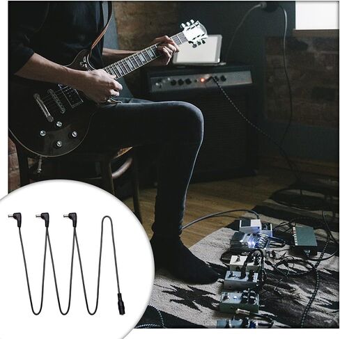 CXMRONGTAI 3 Ways Daisy Chain Power Guitar Pedal Board Power Supply Adapter Daisy Chain Cable for Guitar Effect Pedals in Saudi Arabia