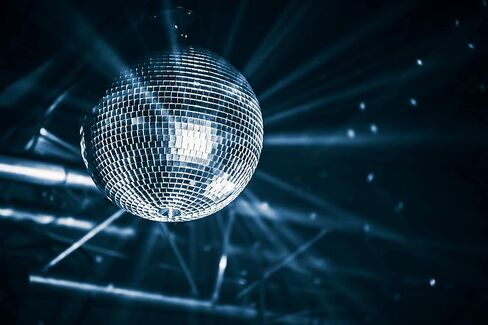Multicolor Mirror Disco Ball with Attached String for Hanging Ring, Reflects Light, Party Favor, 4" (4-Pack) in Saudi Arabia