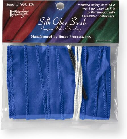 Hodge Silk Long Oboe Swab - Blue in Kuwait