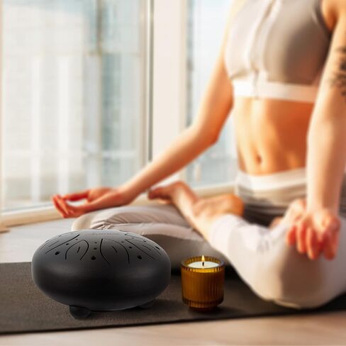 طبلة لسان 8 ملاحظات (اسود-8 فتحات) in Kuwait