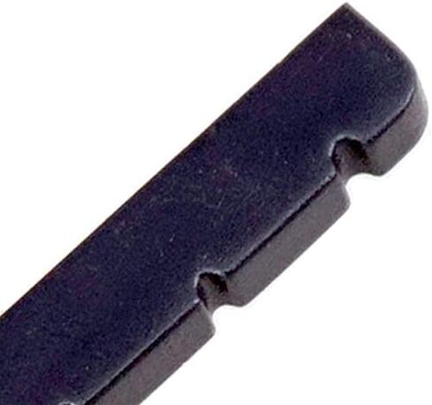 42MM Electric Guitar Nut Flat Bottom Nuts Plastic Slotted for 6 Strings Fender ST TL Style Guitar Replacement, Black in Saudi Arabia