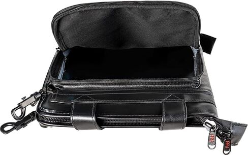 مجموعة حقيبة الطبل الاحترافية من مينل مع عصي هجينة 5A، وقضبان متعددة من الخيزران وفرش نايلون قابلة للسحب، أسود، قياسي (MSBDL) in Kuwait