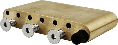 Guyker Guitar Tremolo System Bridge Block, Brass Bas Compatible with PRS Custom CE Chrome in Saudi Arabia