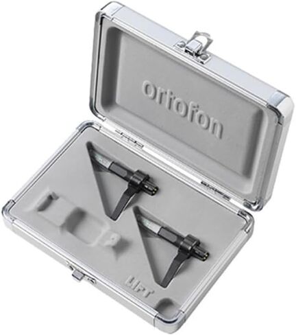 Ortofon Concorde MkII Mix CC Twin Cartridges Spherical Stylus, Black Bundle w/Liquid Audio Fiber Carbon Brush & Liquid Audio Polishing Cloth in Saudi Arabia