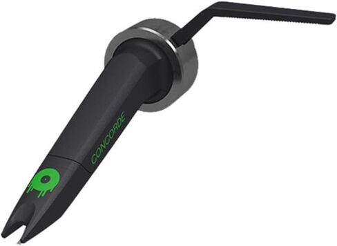 Ortofon Concorde MkII Mix CC Twin Cartridges Spherical Stylus, Black Bundle w/Liquid Audio Fiber Carbon Brush & Liquid Audio Polishing Cloth in Saudi Arabia