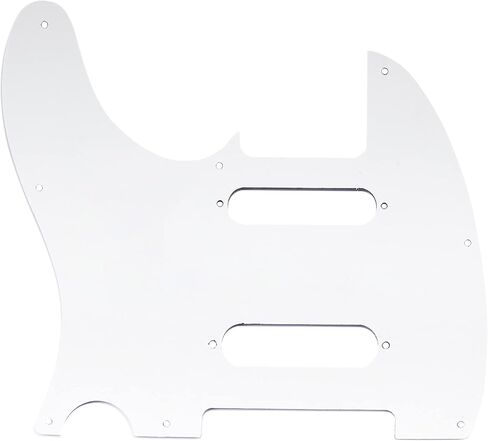 Musiclily Pro 8 Holes SS Guitar Tele Pickguard for USA/Mexico Fender Deluxe Nashville Telecaster Electric Guitar, 3Ply Black in Kuwait