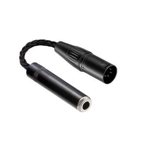 Gotor 4 دبوس XLR إلى 1/4 مهايئ الرافعة 4-pin XLR ذكر متوازن إلى 6.35 مم 1/4 أنثى فقط يناسب 6.35 مم TRS 3 أقطاب ذكر-10 سم in Kuwait