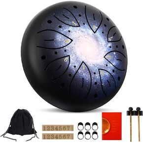 طبلة لسان 8 نوتات (اسود ستاري - 8 فتحات) in Kuwait