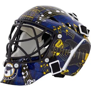 Franklin Sports NHL Team Logo Mini Hockey Goalie Mask with Case - Collectible Goalie Mask with Official NHL Logos and Colors in Kuwait